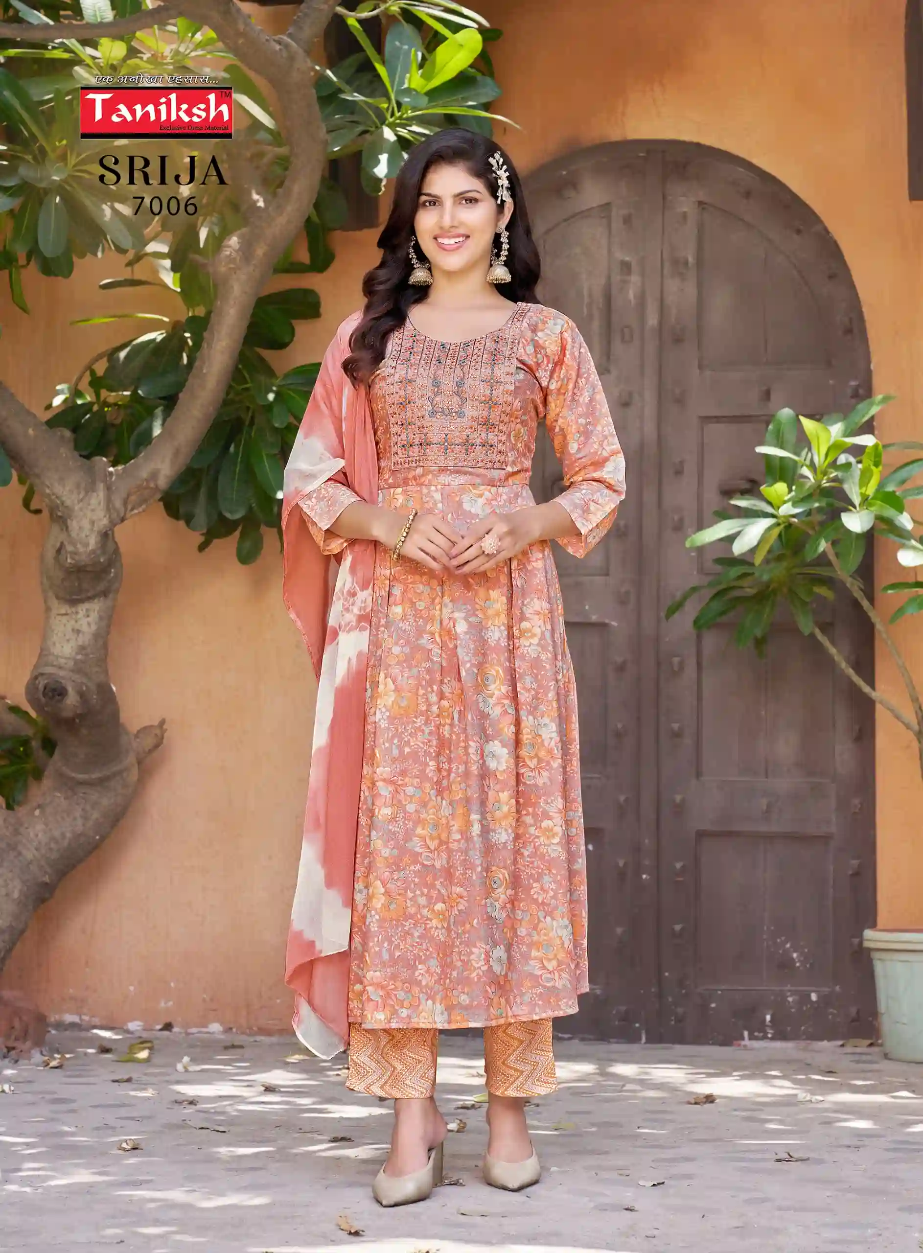 Taniksh Srija Vol 7 Rayon Print Wholesale Readymade Salwar Suit Catalog — Wholesale Readymade Suit, MPA wholesale from Surat - Gallery Image 7